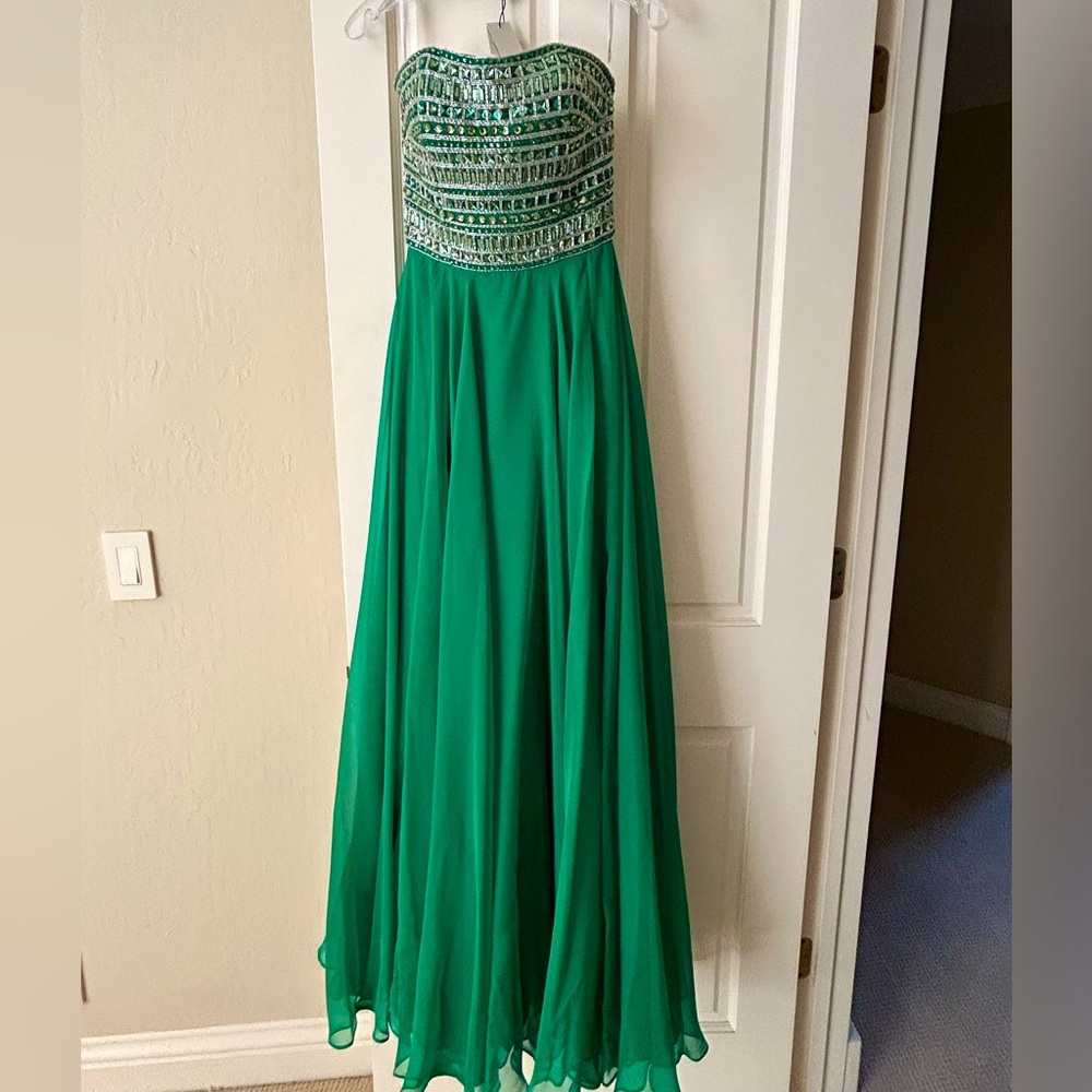 Emerald Green Gown